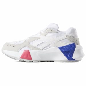 Reebok Aztrek Double Turnschuhe Damen - Weiß/Grau/Rosa/Blau - DE 406-KIY